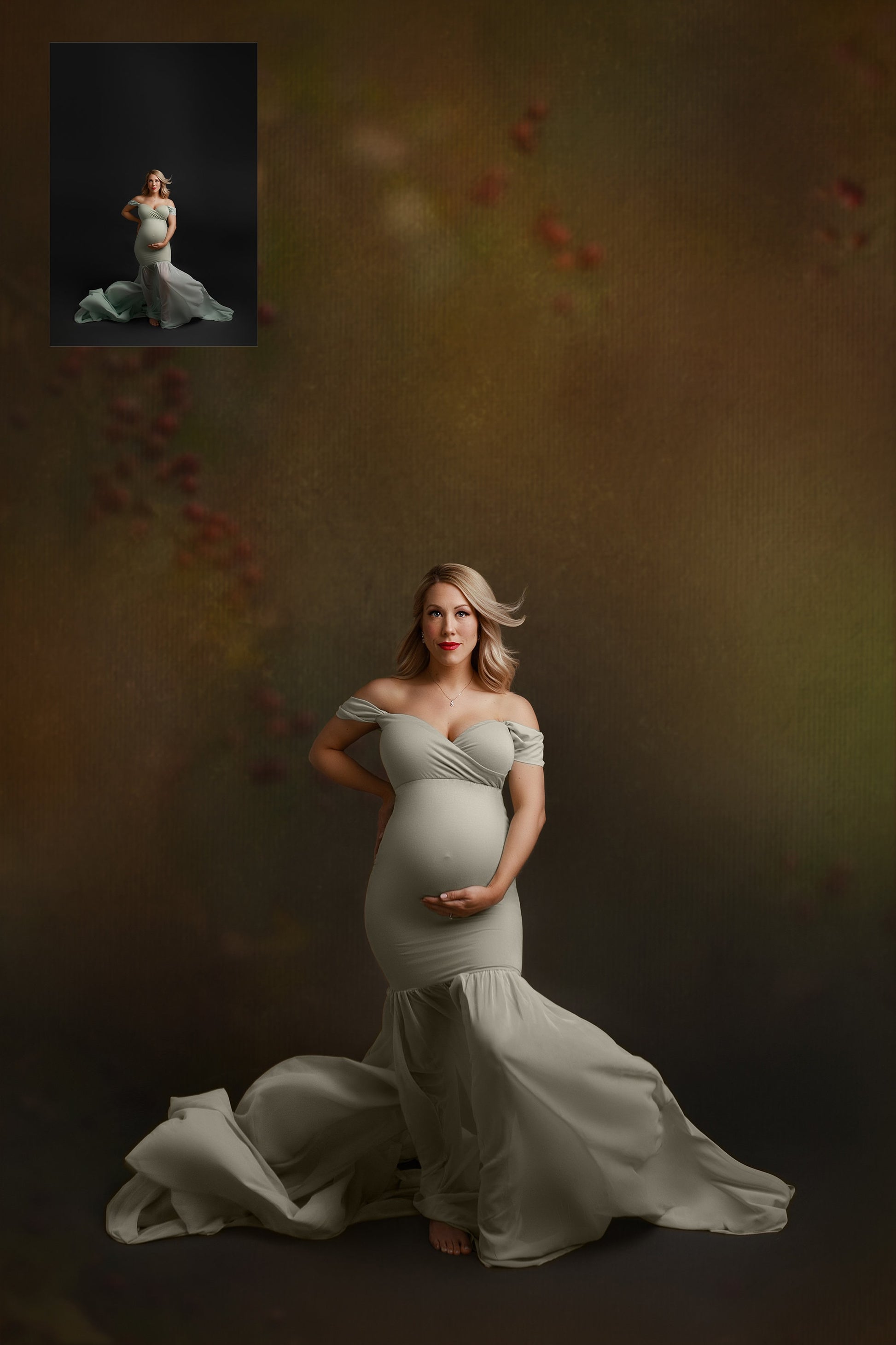 Studio Maternity Digital Backdrops, Digital Backdrop Overlays, Maternity Backdrop Overlays, Fall Maternity Backdrops for Photoshop