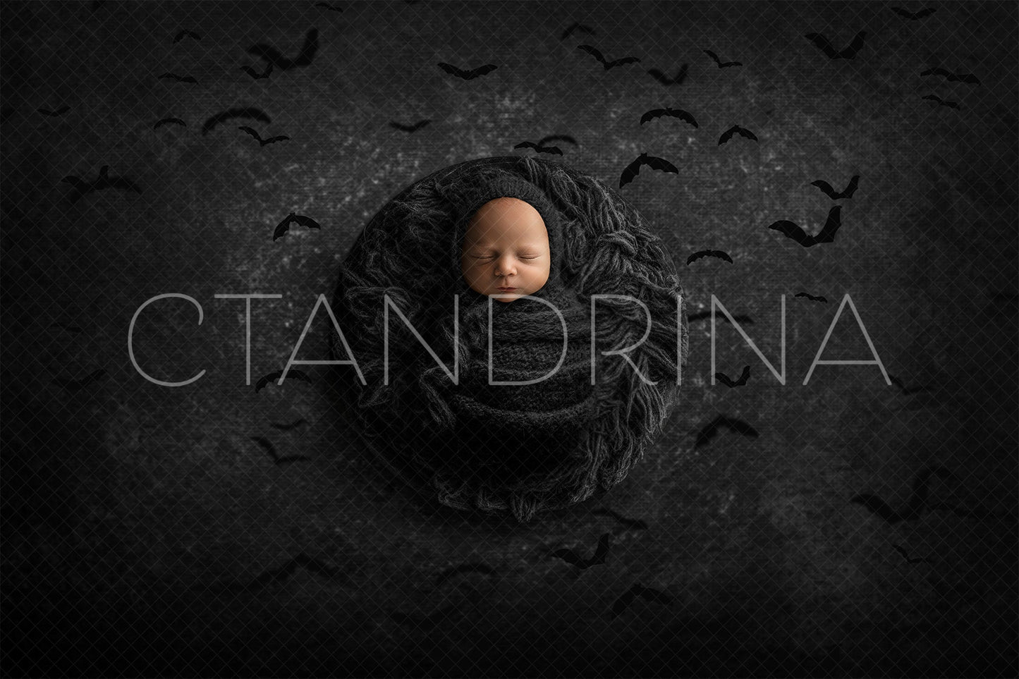 Flying Bats Newborn Digital Backdrop, PNG Newborn Bat Backdrop, Halloween Baby Backdrops, Newborn Halloween Themed Backdrops for Photoshop