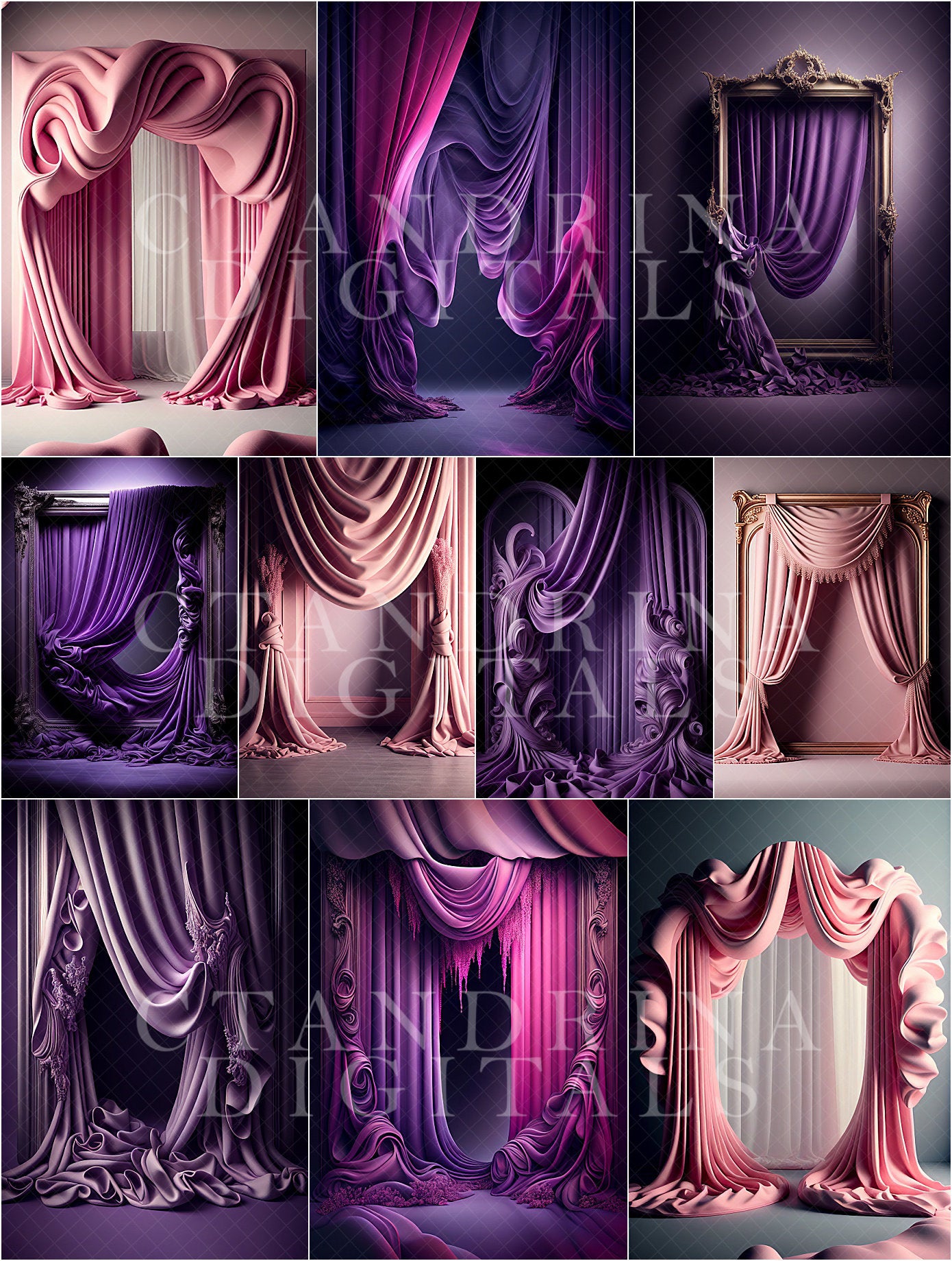 maternity digital backdrop, maternity backdrop overlays, maternity backdrops, maternity backgrounds, studio digital backdrops, studio backdrop overlays, photoshop overlays, best seller, ctandrina, best maternity backdrops, framed curtain backdrops