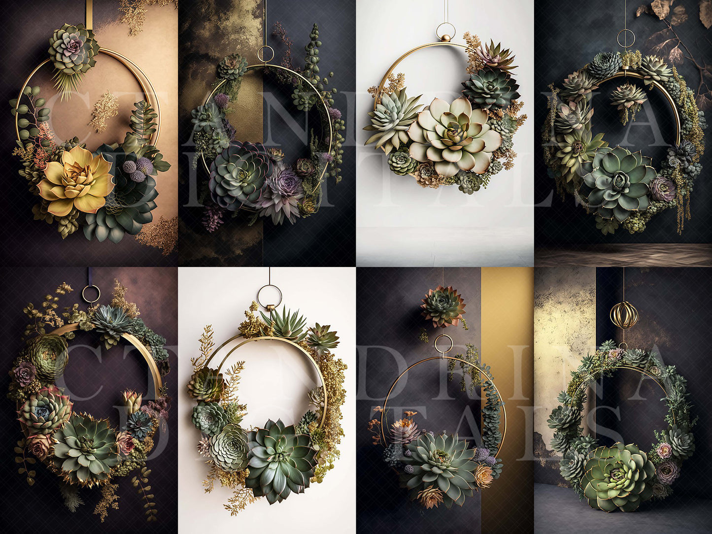 maternity digital backdrops, fine art floral ring backdrops, maternity backdrops best sellers, studio digital backdrops, ctandrina, original floral ring backdrops, spring floral backdrops, succulent hoop backdrops