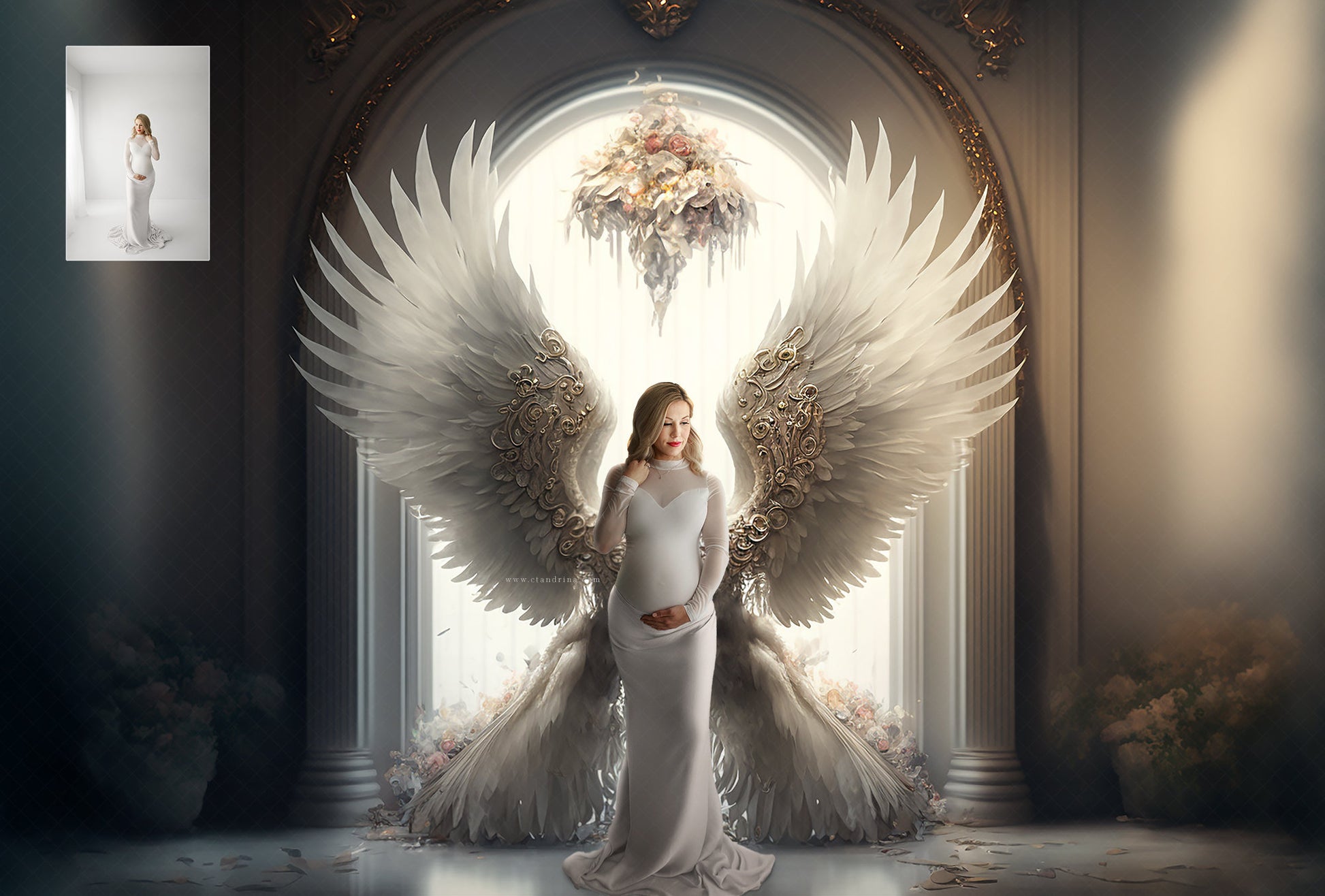 maternity digital backdrops, maternity backdrop overlays, fine art angel wing backdrops, maternity backdrops best sellers, studio digital backdrops, ctandrina, maternity wing backdrops, angel wing digital backdrops, white angel wing backdrops