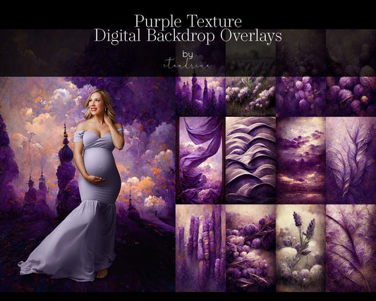 ctandrina digitals, purple floral texture overlays, fine art overlays, fine art texture overlays, fine art backdrops, maternity backdrops, maternity overlays, maternity sweeps, fine art photography, photoshop overlays, digital backdrop overlays