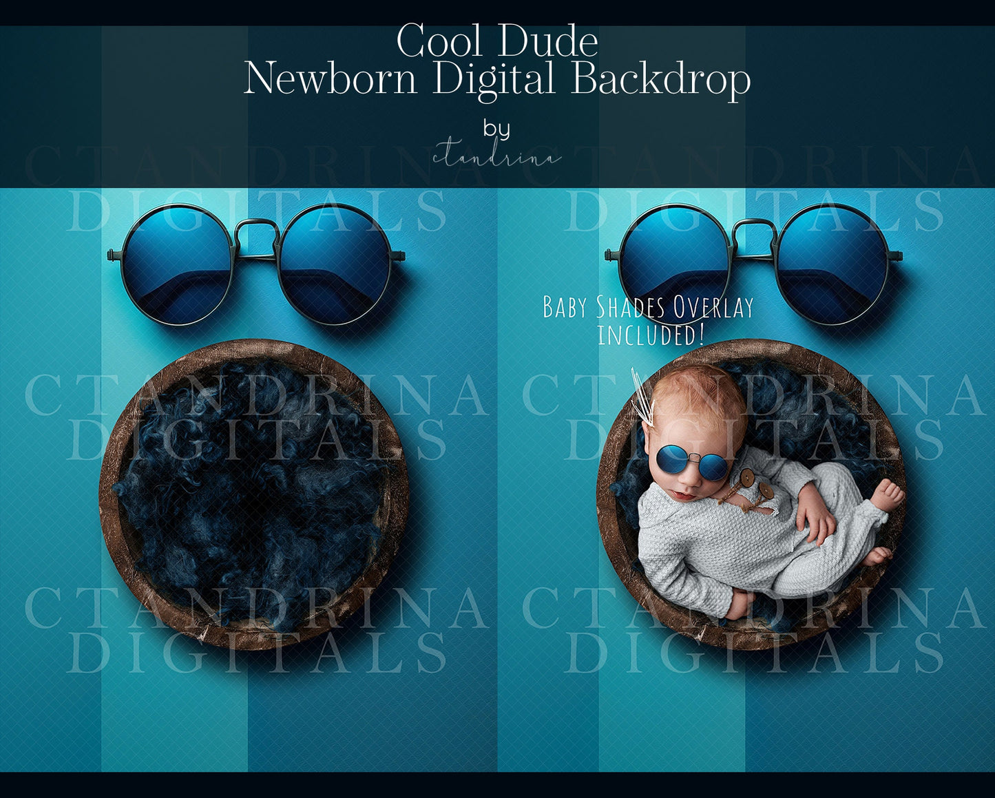 Cool Dude Newborn Digital Backdrop, Sunglasses Newborn Digital Background, Newborn Boy Digital Backdrops, Baby Boy Digital Background