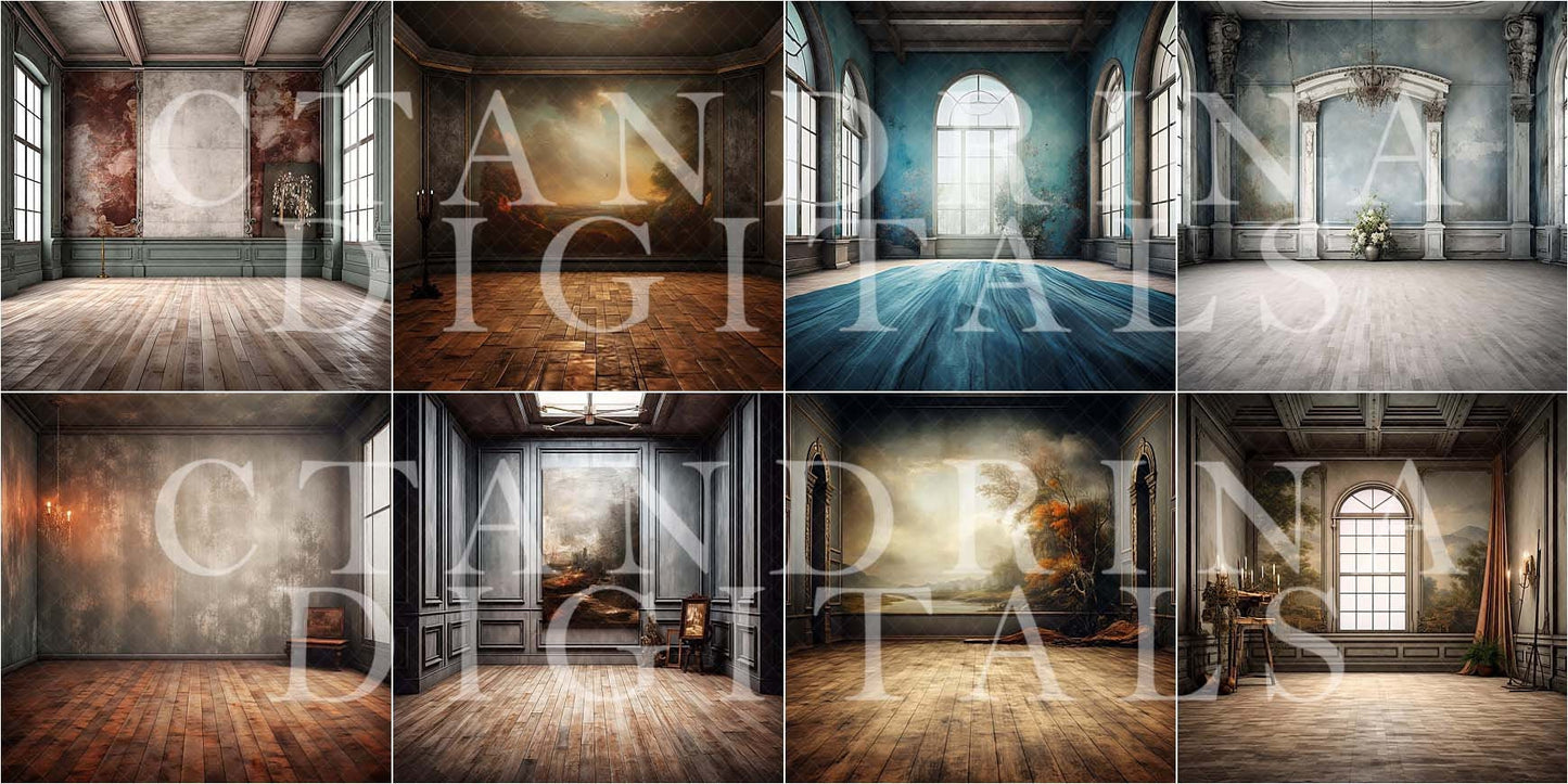 Fine Art Inspired Digital Backdrops, Fine Art Maternity Digital Backgrounds for Photoshop Composites, Fine Art Portrait Backdrops