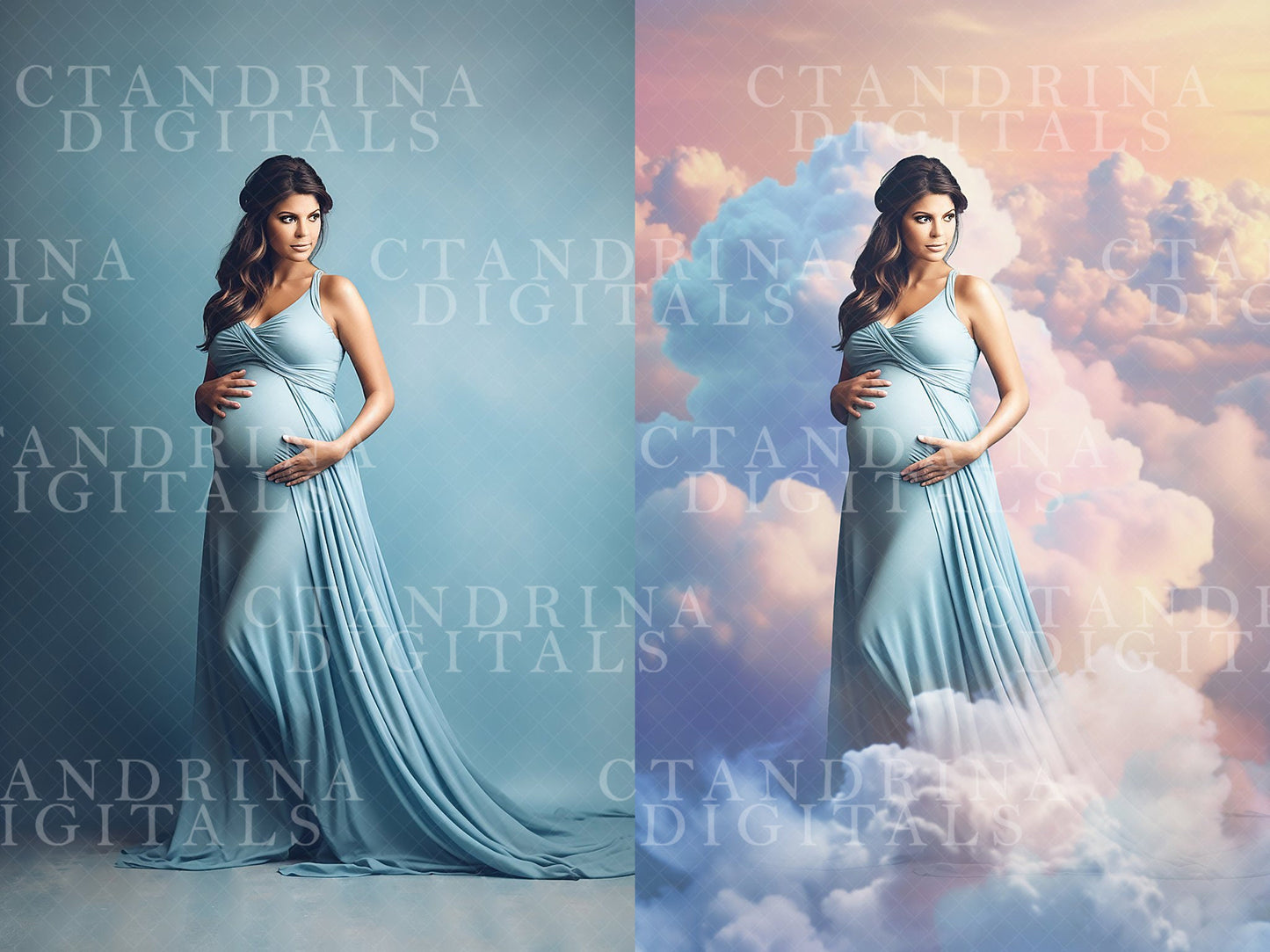 ctandrina digitals, cloud backdrop overlays, sky backdrop overlays, dreamy backdrop overlays, angelic cloud overlays, best backdrop overlays, best photoshop overlays, maternity overlays, maternity backdrops, maternity background, fine art maternity