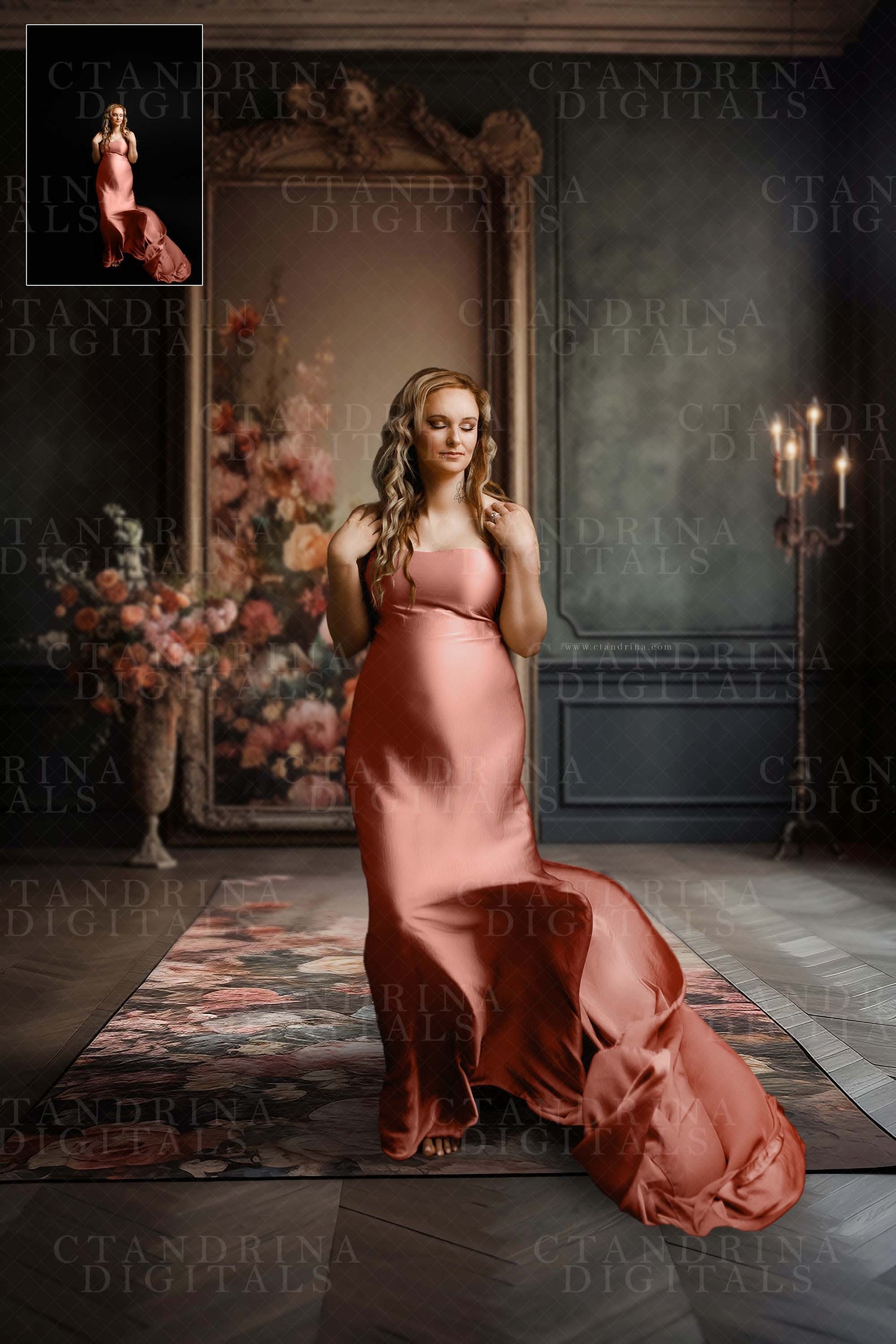 Fine Art Inspired Digital Backdrops, Fine Art Maternity Digital Backgrounds for Photoshop Composites, Fine Art Portrait Backdrops