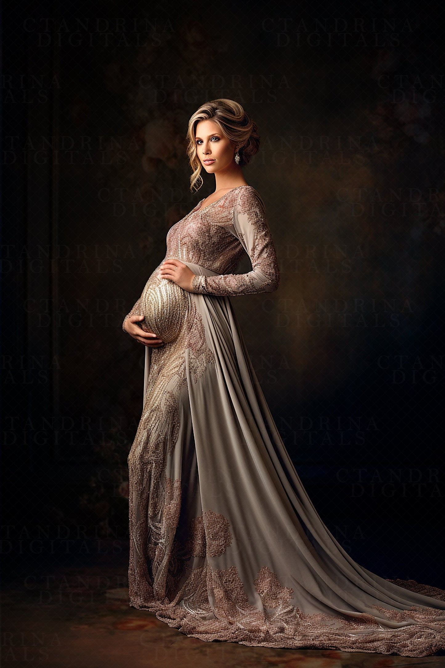 Fine Art Inspired Digital Backdrops, Fine Art Maternity Digital Backgrounds for Photoshop Composites, Fine Art Portrait Backdrops