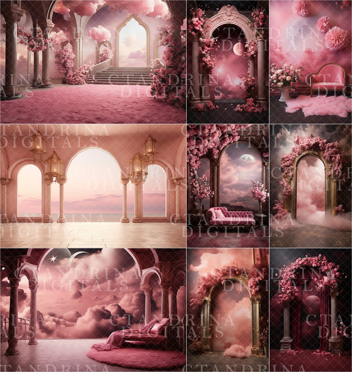 pink goddess backdrops, pink maternity backdrops, goddess digital backdrops, maternity digital backdrops, maternity overlays, ai backdrops, cloud backdrops, angelic backdrops, photoshop editing, composite editing, digital backdrop edit