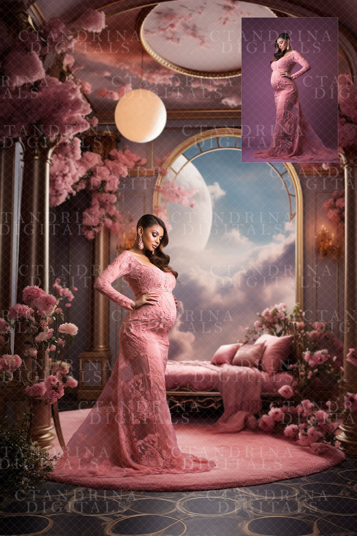 pink goddess backdrops, pink maternity backdrops, goddess digital backdrops, maternity digital backdrops, maternity overlays, ai backdrops, cloud backdrops, angelic backdrops, photoshop editing, composite editing, digital backdrop edit