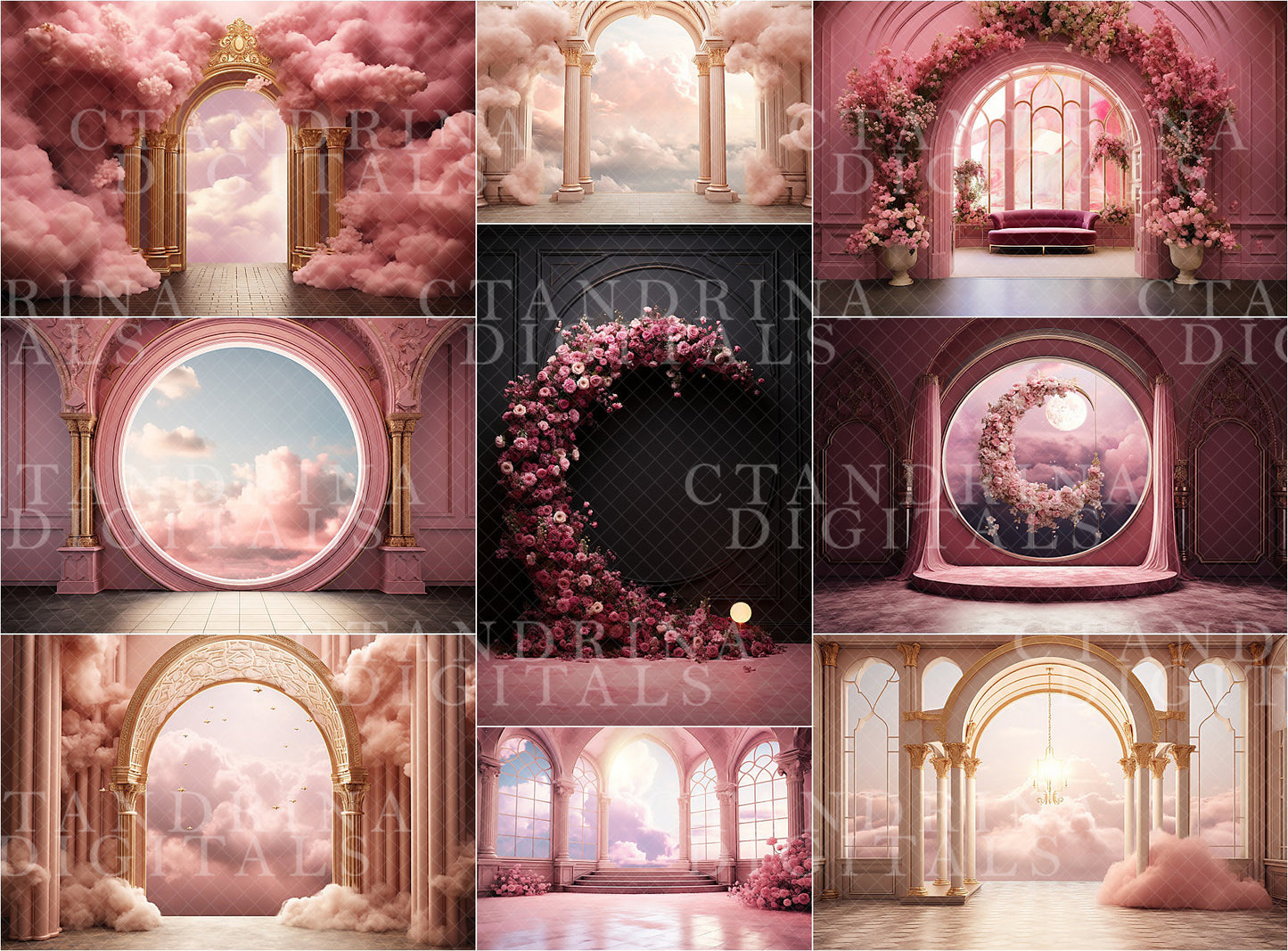 pink goddess backdrops, pink maternity backdrops, goddess digital backdrops, maternity digital backdrops, maternity overlays, ai backdrops, cloud backdrops, angelic backdrops, photoshop editing, composite editing, digital backdrop edit