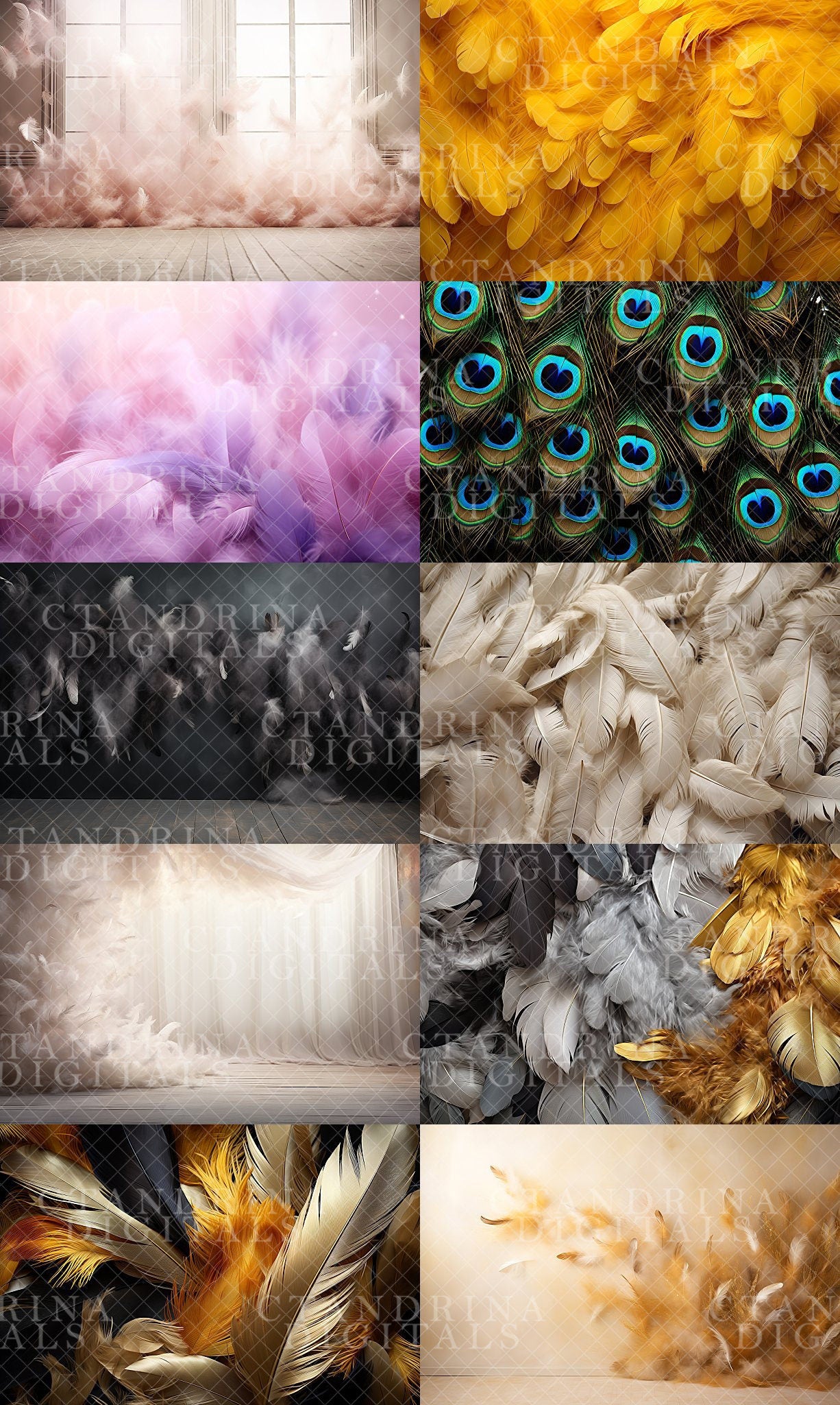 feather backdrops, fine art backdrops, feather textures, best seller, ctandrina, best maternity backdrops, maternity overlays, studio backdrops, peacock feathers, flowing feathers, flying feathers, falling feathers, photoshop backdrops, photoshop