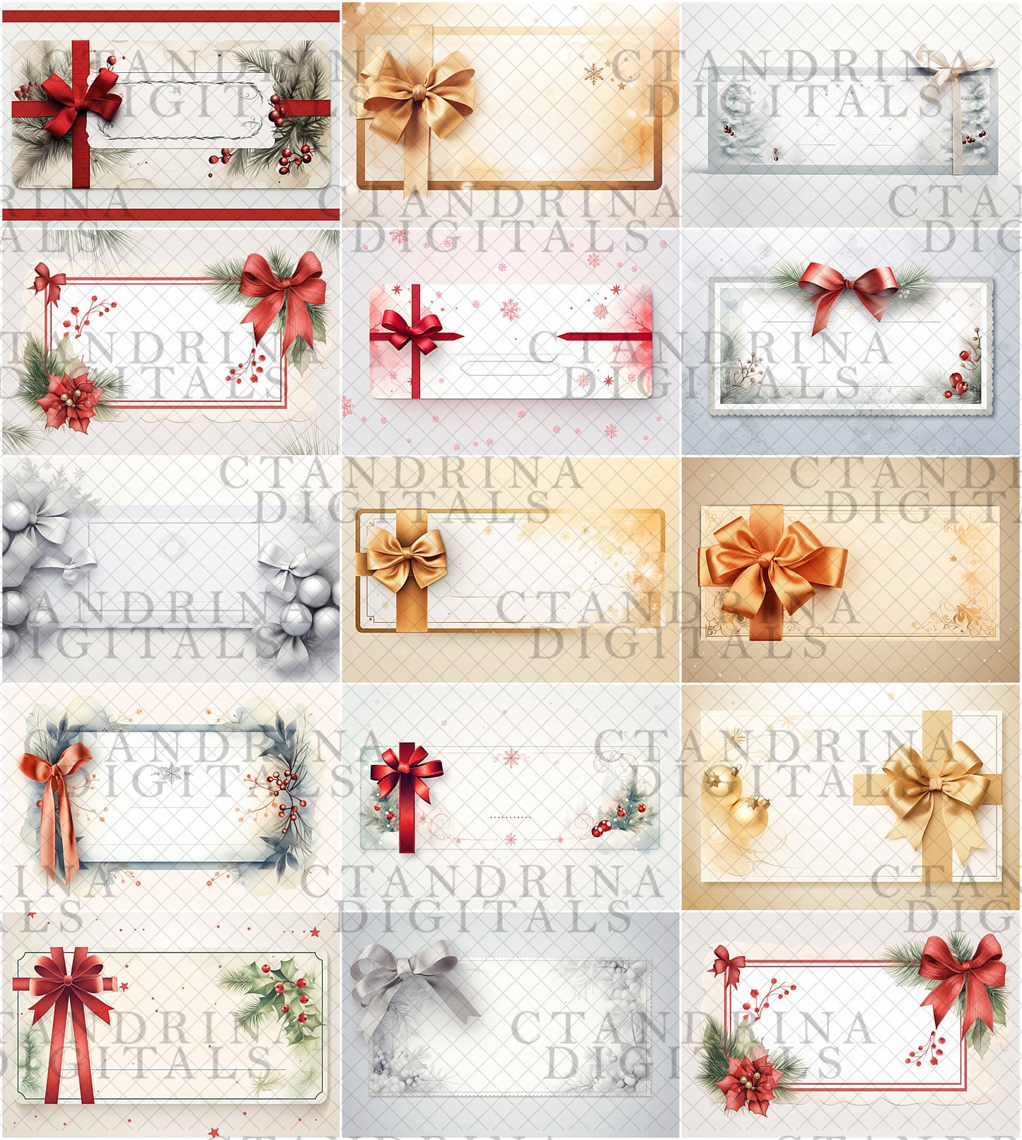 ctandrina digitals, e-gift card, e-gift certificate, gift certificate templates, christmas gift certificate mockup, holiday gift certificate templates, best seller, photoshop templates, christmas photoshop templates