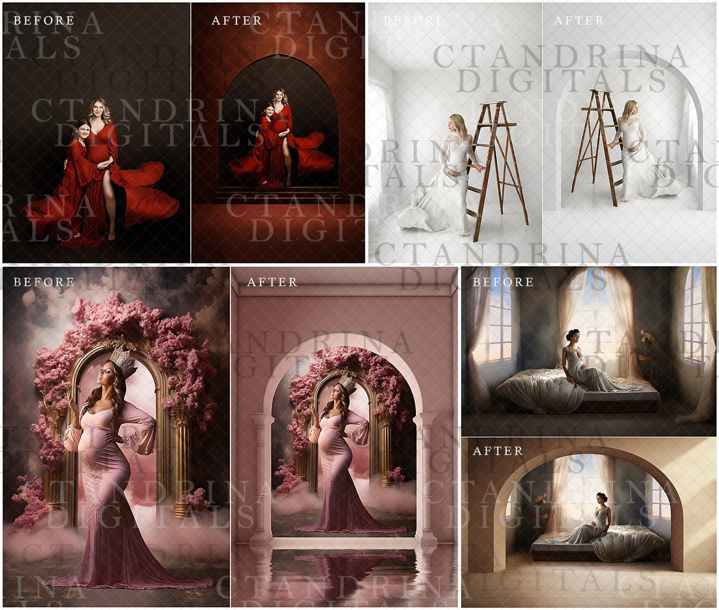 arch backdrops, arch overlays, maternity digital backdrops, maternity backdrop overlays, backdrop overlays, photoshop overlays, digital backdrop bundle, mega pack, best seller, ctandrina digitals, best digital backdrops, best backdrop overlays