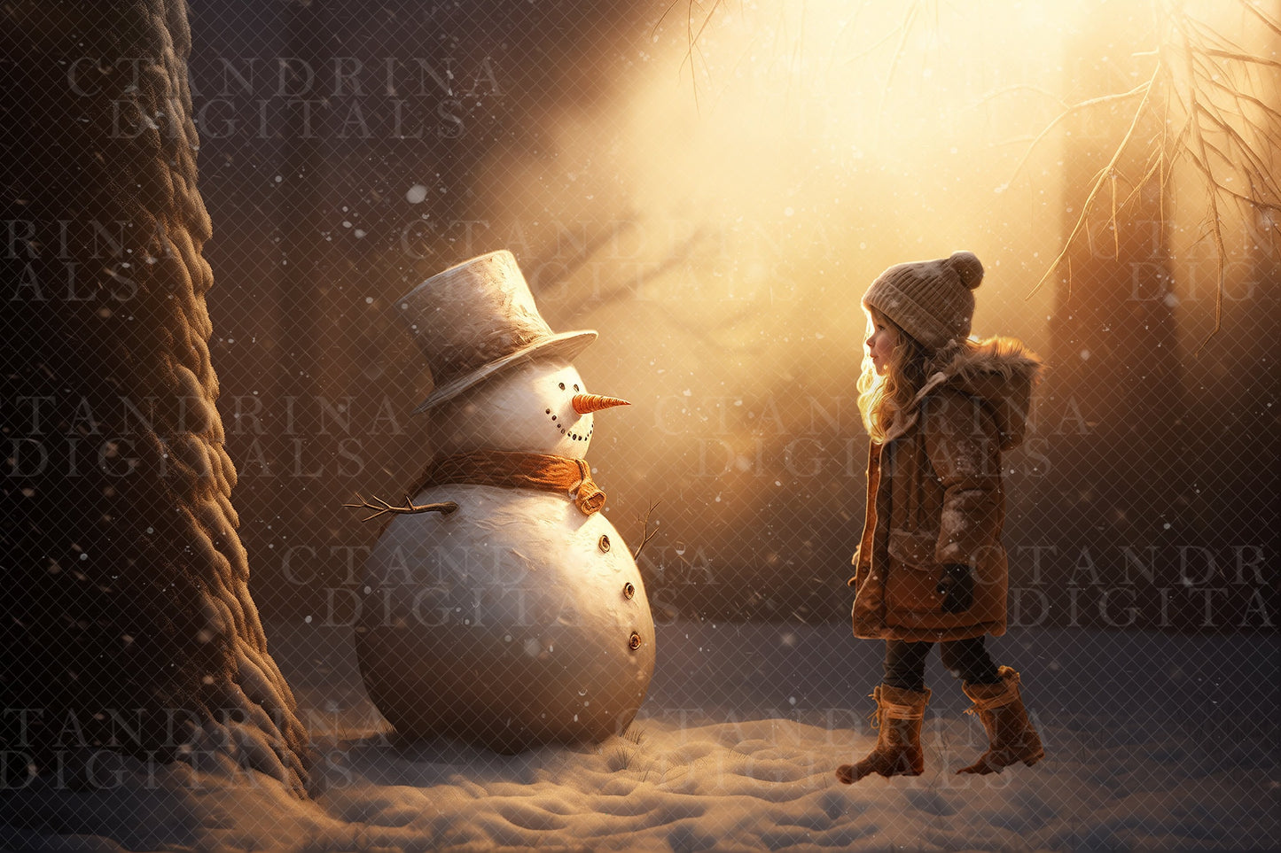 ctandrina digitals, best sellers, best digital backdrops, best overlays, christmas digital backdrops, dreamy backdrops, painterly backdrops, fine art backdrops, fun backdrops, snowman backdrops, snowmen backdrops, frosty digital backdrop, snowman