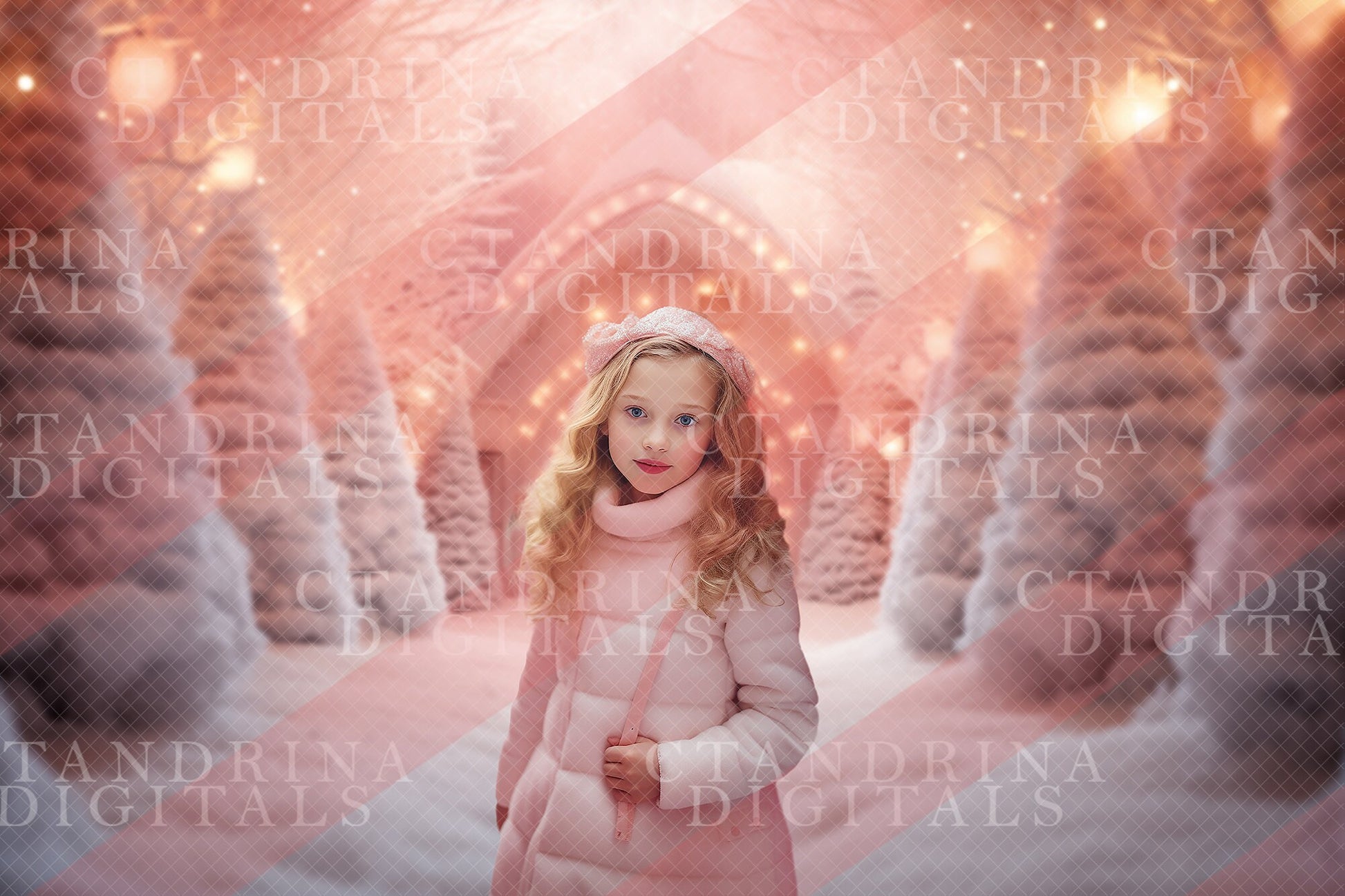 christmas digital backdrops, pink snowy digital backdrops, painterly digital backdrops, dreamy digital backdrops, best sellers, ctandrina digitals, holiday digital backdrops, photoshop backdrops