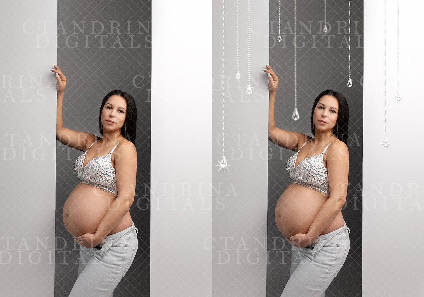 Hanging Crystal Digital Backdrop Overlays, Jewel Curtain Overlays, Maternity Backdrop Overlays, Portrait Overlays, Sparkle Photoshop Brush, best digital backdrops, best maternity digital backdrops, best maternity backdrop overlays, photoshop overlay