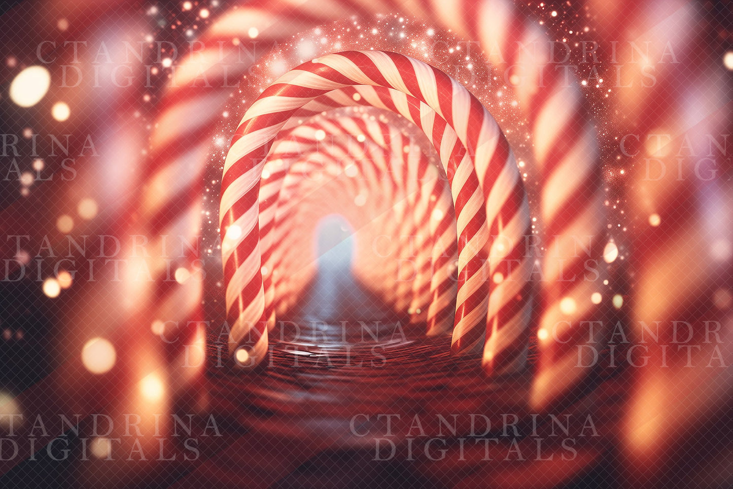 ctandrina digitals, best sellers, best digital backdrops, best overlays, christmas digital backdrops, dreamy backdrops, painterly backdrops, fine art backdrops, fun backdrops, candy cane backdrops, candy cane tunnel backdrops, tunnel backdrops