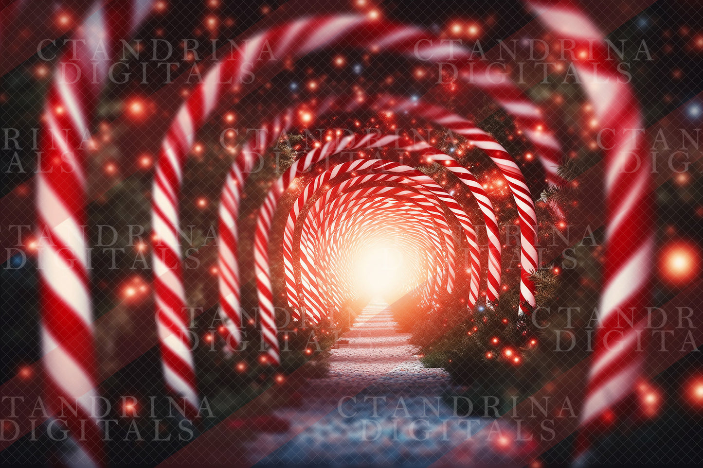 ctandrina digitals, best sellers, best digital backdrops, best overlays, christmas digital backdrops, dreamy backdrops, painterly backdrops, fine art backdrops, fun backdrops, candy cane backdrops, candy cane tunnel backdrops, tunnel backdrops