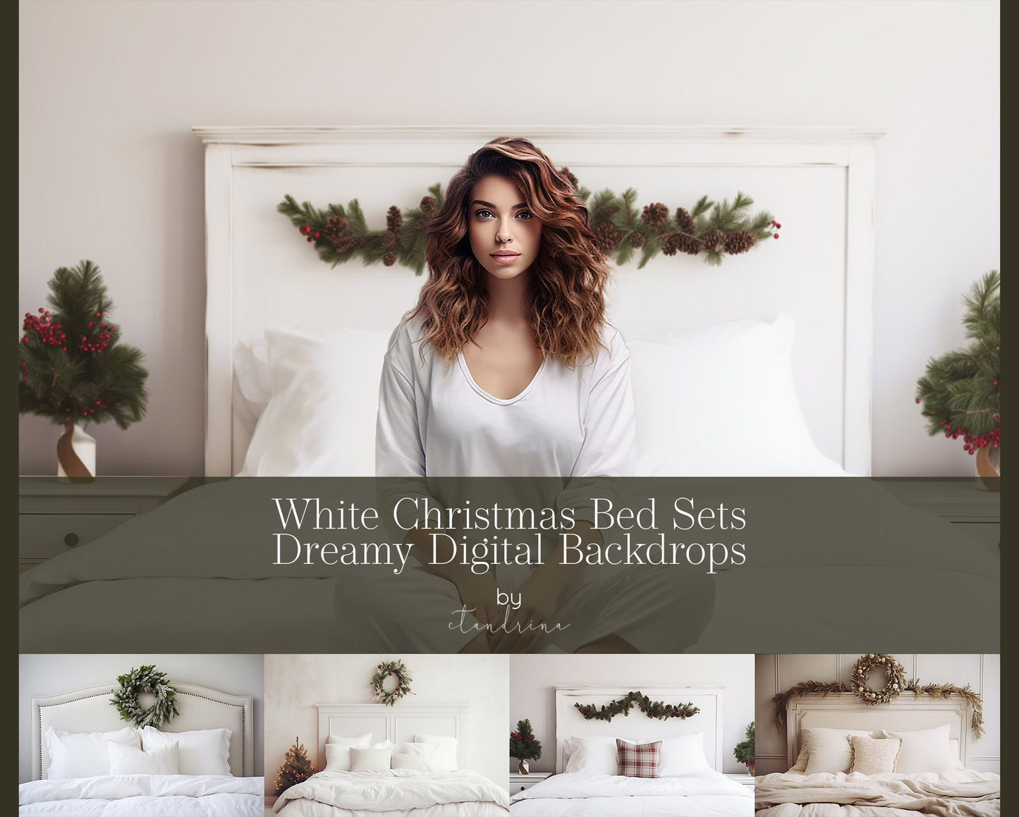 christmas backdrops, headboard backdrops, bed backdrops, bed backgrounds, digital backdrops, boudoir backdrops, best sellers, ctandrina digitals, maternity backdrops, xmas backdrops, bed set backdrops