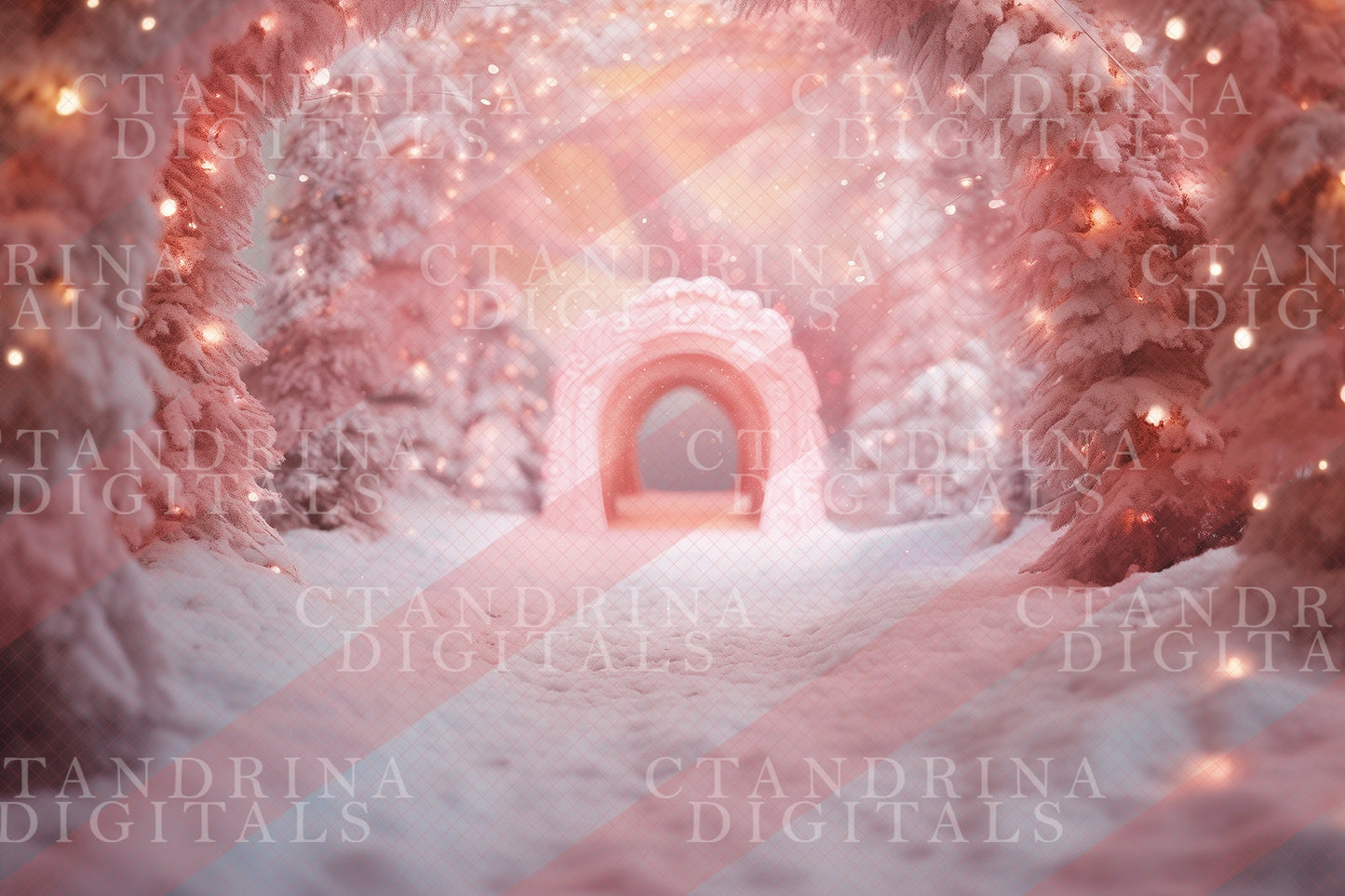 christmas digital backdrops, pink snowy digital backdrops, painterly digital backdrops, dreamy digital backdrops, best sellers, ctandrina digitals, holiday digital backdrops, photoshop backdrops