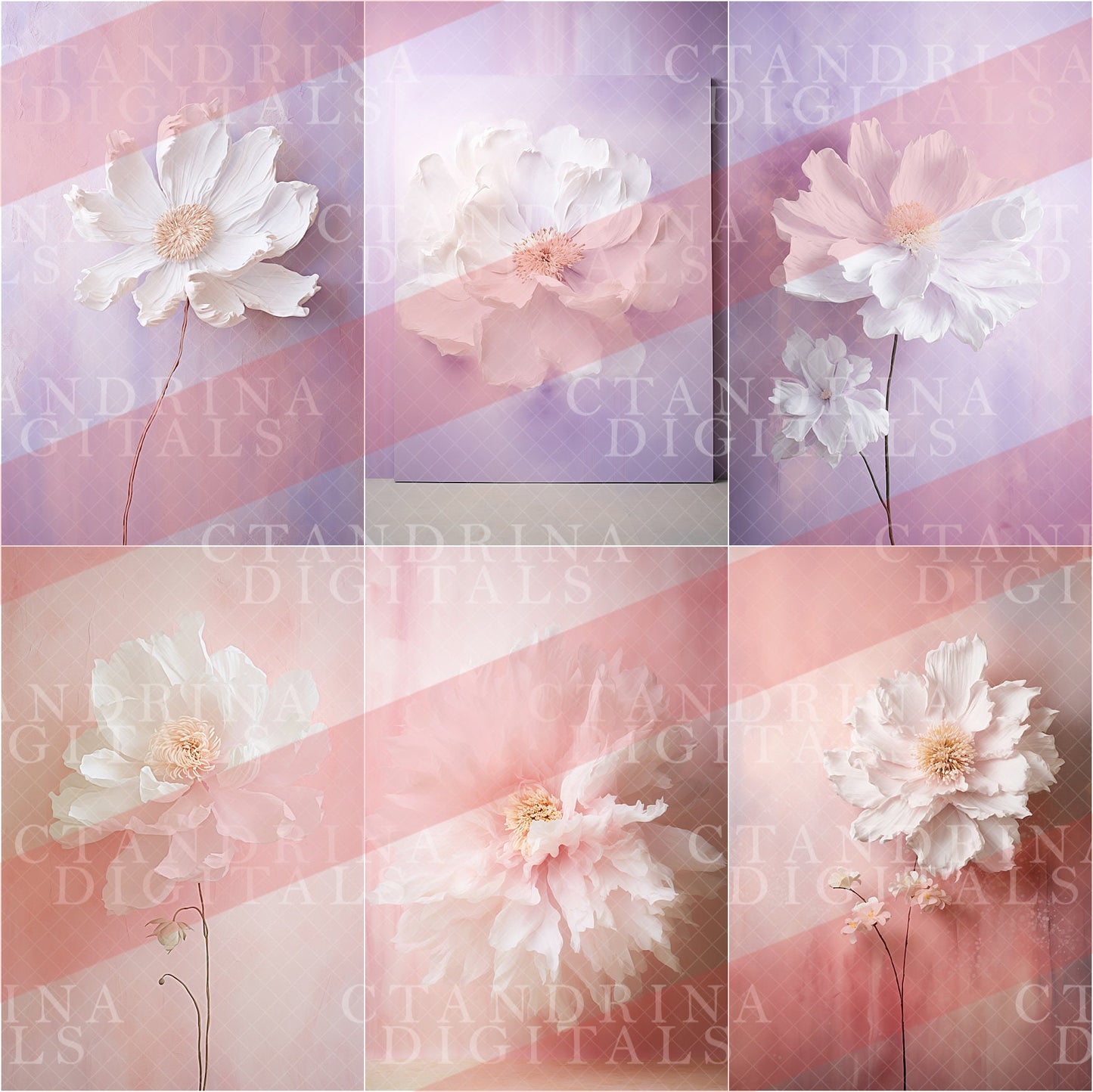 Fine Art Flower Digital Backdrops, Big Flower Digital Backdrops, Maternity Digital Backdrops for Photoshop, Big Floral Digital Backgrounds, fine art backdrops, ctandrina digitals, best seller, best digital backdrops, best maternity backdrops