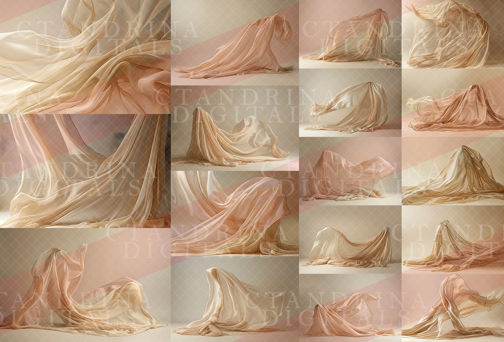 Beige Flowing Fabric Digital Backdrops, Fine Art Fabric Digital Backdrops for Photoshop, Flowing Fabric Maternity Digital Backdrops, best seller, ctandrina digitals, best digital backdrops, digital backdrop overlays, maternity digital backdrops